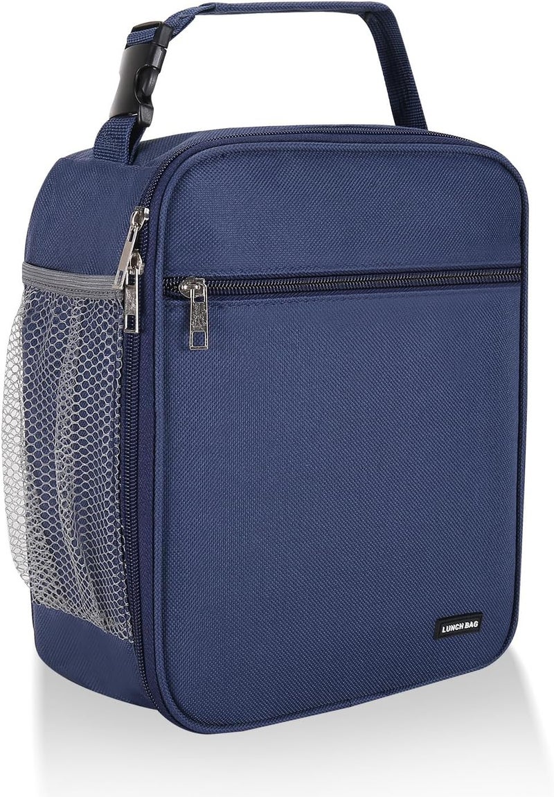 Lovoeo Lunch box Lunch bag for men women Insulated Lunchbox Lunch bags for Work Picnic Travel (Navy blue) - Image 1